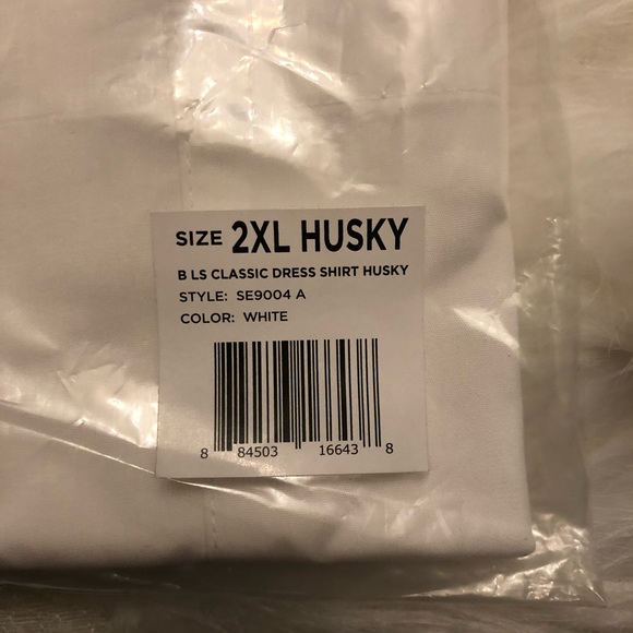NWT! FRENCH TOAST Long Sleeve Classic Dress Shirts in sizes XL HUSKY & 2XL HUSKY - Picture 10 of 11
